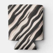 Rafraichisseur De Cannettes Zebra raye une texture transparente + vos idées (Dos)