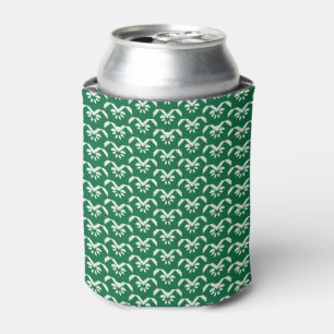 Rafraichisseur De Cannettes Zigzag floral vert