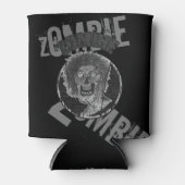Rafraichisseur De Cannettes Zombie-Gris/Noir dévêtu (Devant)
