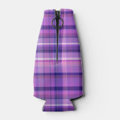 Rafraîchisseur Pour Bouteille Amethyst Marine Bleu Coton Candy Rose Madras (Dos)