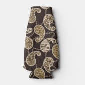 Rafraîchisseur Pour Bouteille Arrière - plan de style Paisley (Devant)