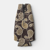 Rafraîchisseur Pour Bouteille Arrière - plan de style Paisley (Dos)