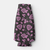 Rafraîchisseur Pour Bouteille Arrière - plan Rose floral (Devant)