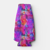 Rafraîchisseur Pour Bouteille Art rose, bleu, rouge texture arrière - plan (Devant)