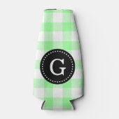 Rafraîchisseur Pour Bouteille Bison blanc Plaid (Devant)