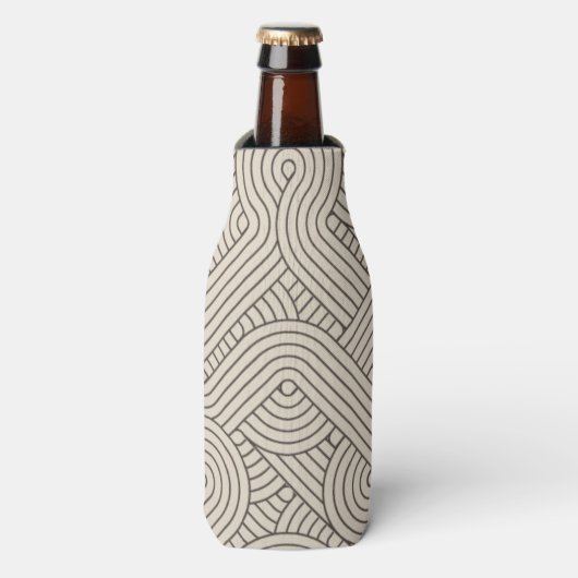 Rafraîchisseur Pour Bouteille Bordure Abstraite (Bottle Devant)