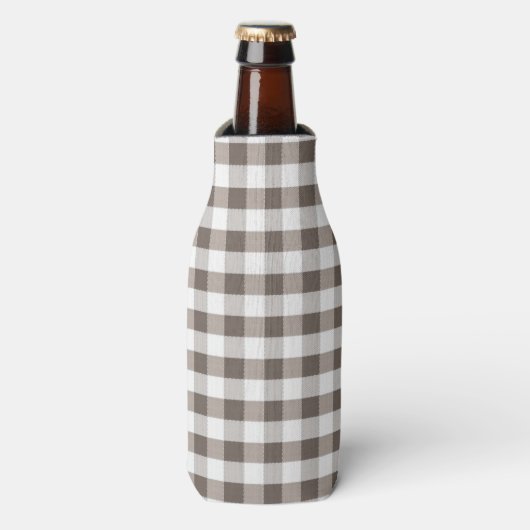 Rafraîchisseur Pour Bouteille Brown Table Cloth Pattern (Bottle Devant)