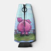 Rafraîchisseur Pour Bouteille Cadeaux et accessoires de cochon (Dos)