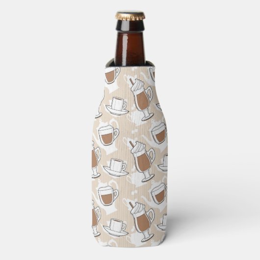 Rafraîchisseur Pour Bouteille Café, motif doux (Bottle Devant)