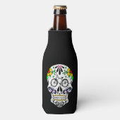 Rafraîchisseur Pour Bouteille Calavera - Sugar Skull Cruiser Vélo (Bottle Devant)
