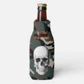 Rafraîchisseur Pour Bouteille Camo crâne (Bottle Devant)
