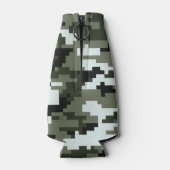 Rafraîchisseur Pour Bouteille Camouflage urbain numérique à 8 bits / Camo (Dos)