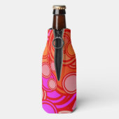 Rafraîchisseur Pour Bouteille Cercles rétro (Bouteille Dos)