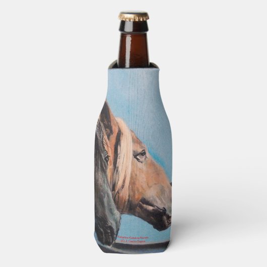 Rafraîchisseur Pour Bouteille Chevaux/Cabalos/Horses (Bottle Devant)