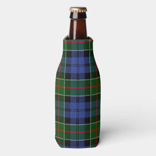 Rafraîchisseur Pour Bouteille Clan écossais Colquhoun Tartan Plaid Motif (Bottle Devant)