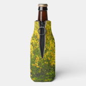 RAFRAÎCHISSEUR POUR BOUTEILLE CONCEPTION FLORALE JAUNE CLAIR ET CHÈRE (Bouteille Dos)