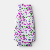 Rafraîchisseur Pour Bouteille Confetti Poka Rose (Devant)