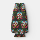 Rafraîchisseur Pour Bouteille Crânes à sucre (Dos)