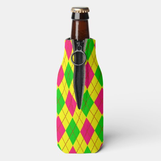 Rafraîchisseur Pour Bouteille Crazy Kids Couleurs-Jacquard 6 ZIPPERED BOTTLE GLA (Bouteille Dos)