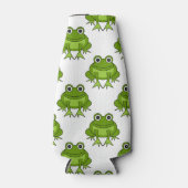 Rafraîchisseur Pour Bouteille Cute Motif de grenouille (Devant)