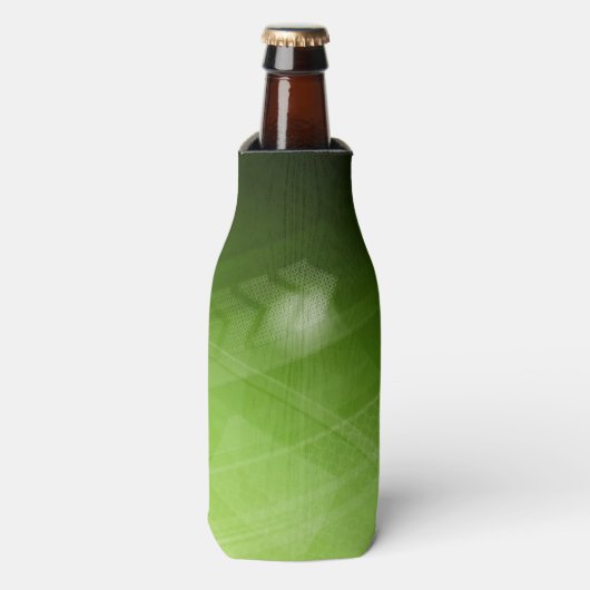 Rafraîchisseur Pour Bouteille Design de lumière verte dans un style high-tech (Bottle Devant)