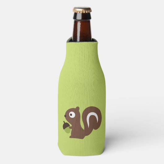 Rafraîchisseur Pour Bouteille Design d'écureuil pour bébés mignon (Bottle Devant)