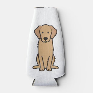 Rafraîchisseur Pour Bouteille Dessin animé de Golden Retriever