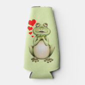 Rafraîchisseur Pour Bouteille Dessin de grenouille mignonne (Devant)