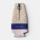 Rafraîchisseur Pour Bouteille Diag clé grecque or CB (Dos)