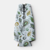 Rafraîchisseur Pour Bouteille Diverses plumes colorées (Dos)