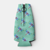 Rafraîchisseur Pour Bouteille Dragonfly Art (bleu) (Dos)