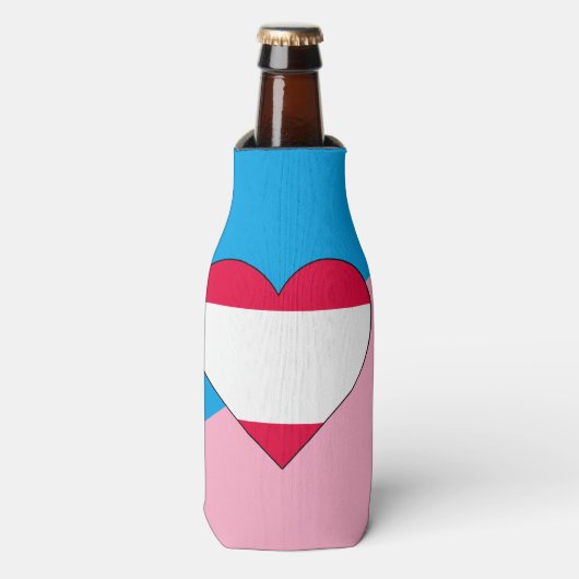 Rafraîchisseur Pour Bouteille Drapeau de fierté de jeu d'âge (Bottle Devant)