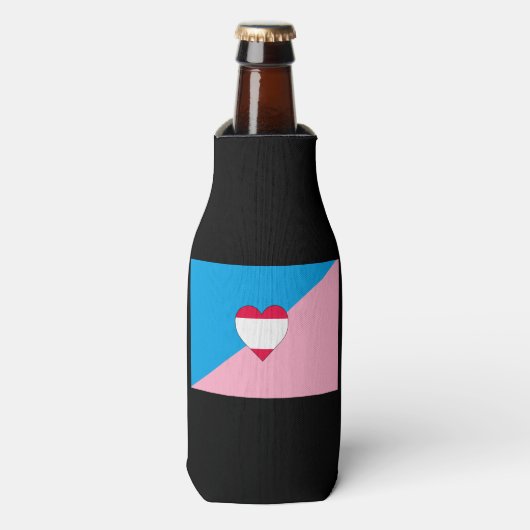 Rafraîchisseur Pour Bouteille Drapeau de fierté de jeu d'âge (Bottle Devant)