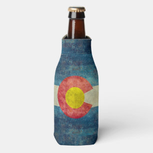 Rafraîchisseur Pour Bouteille Drapeau d'état du Colorado avec le rétro regard
