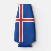 Rafraîchisseur Pour Bouteille Drapeau Islande (Devant)