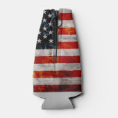 Rafraîchisseur Pour Bouteille Drapeau Vintage patiné (Dos)