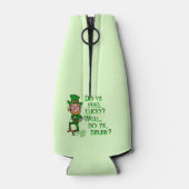 Rafraîchisseur Pour Bouteille Drôle Saint Patrick's Day Leprechaun Lucky Drunk (Dos)