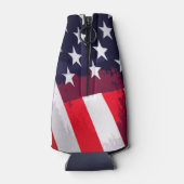 Rafraîchisseur Pour Bouteille Étoiles et rayures patriotiques (Dos)
