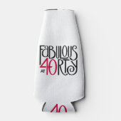 Rafraîchisseur Pour Bouteille Fabuleux à 40 rouge (Devant)