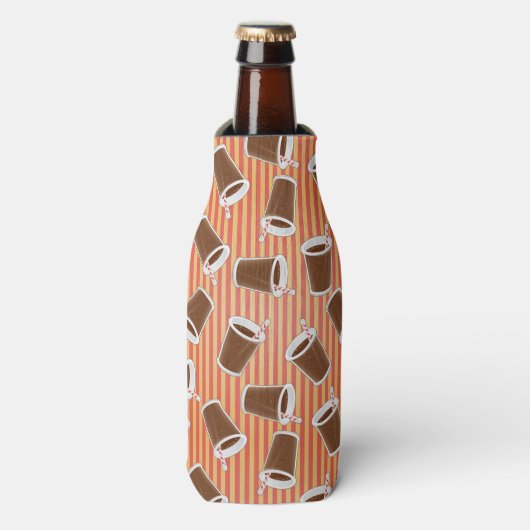 Rafraîchisseur Pour Bouteille Fast food pattern (Bottle Devant)
