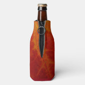 Rafraîchisseur Pour Bouteille Feuille d'érable rouge Abstraite Automne Photograp (Bouteille Dos)