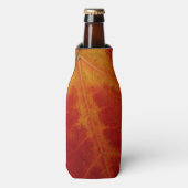 Rafraîchisseur Pour Bouteille Feuille d'érable rouge Abstraite Automne Photograp (Bottle Devant)
