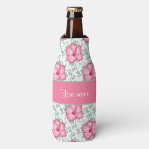Rafraîchisseur Pour Bouteille Fleurs assez roses de ketmie