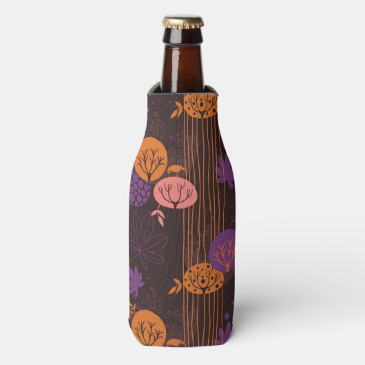 Rafraîchisseur Pour Bouteille Floral pattern 2 (Bottle Devant)