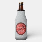 Rafraîchisseur Pour Bouteille géologie rocks! Insigne marteau (Bottle Devant)