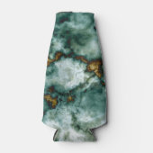 Rafraîchisseur Pour Bouteille Green Marble Texture (Devant)