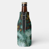 Rafraîchisseur Pour Bouteille Green Marble Texture (Bouteille Dos)
