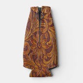 Rafraîchisseur Pour Bouteille Impression en cuir à outils de l'Ouest (Dos)