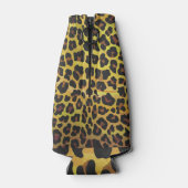 Rafraîchisseur Pour Bouteille Impression léopard Brown et jaune (Dos)