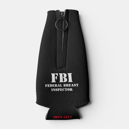 RAFRAÎCHISSEUR POUR BOUTEILLE INSPECTEUR FÉDÉRAL DU SEIN (Dos)